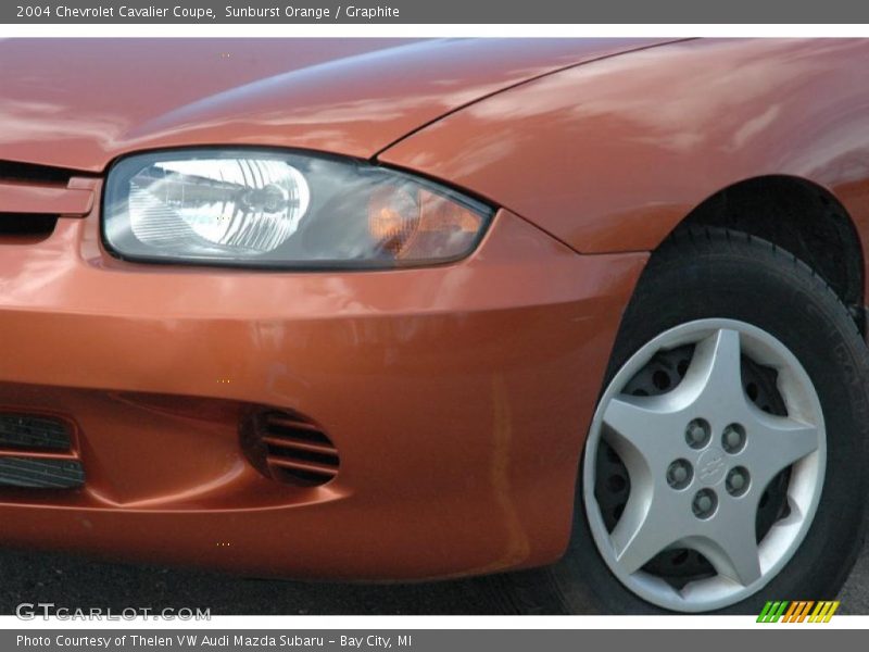 Sunburst Orange / Graphite 2004 Chevrolet Cavalier Coupe