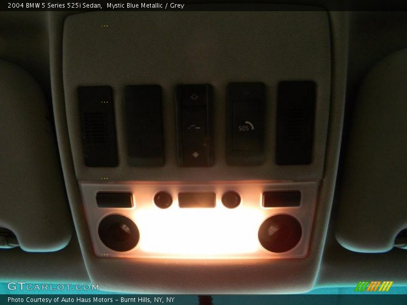 Mystic Blue Metallic / Grey 2004 BMW 5 Series 525i Sedan