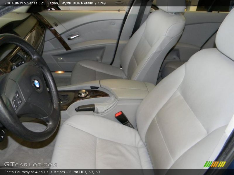 Mystic Blue Metallic / Grey 2004 BMW 5 Series 525i Sedan