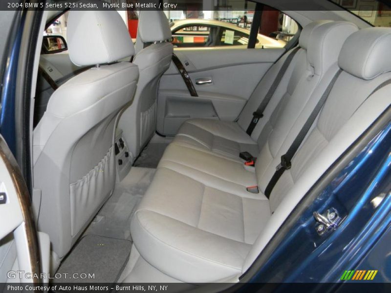 Mystic Blue Metallic / Grey 2004 BMW 5 Series 525i Sedan