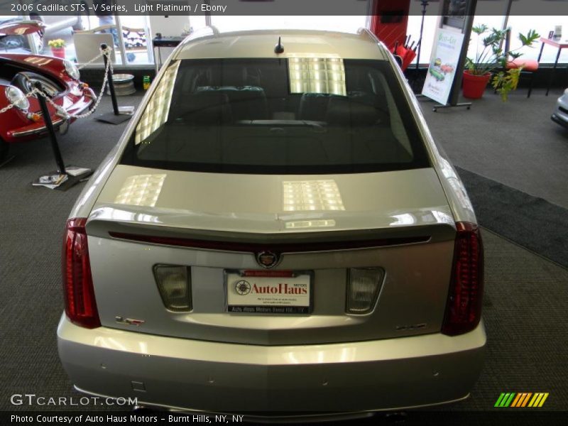 Light Platinum / Ebony 2006 Cadillac STS -V Series