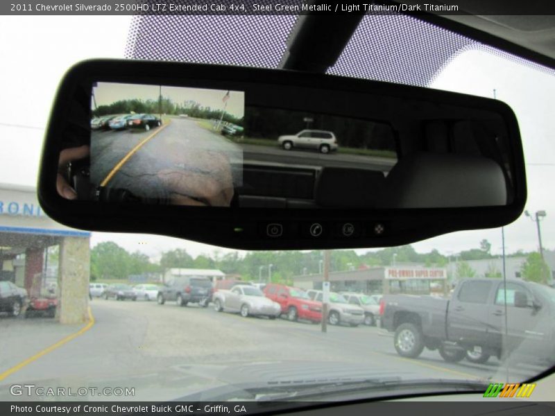 Steel Green Metallic / Light Titanium/Dark Titanium 2011 Chevrolet Silverado 2500HD LTZ Extended Cab 4x4