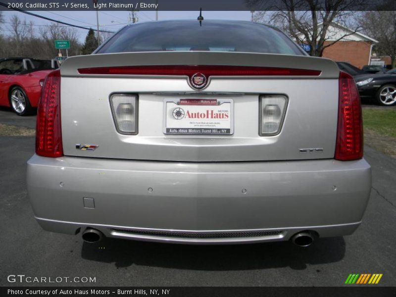 Light Platinum / Ebony 2006 Cadillac STS -V Series
