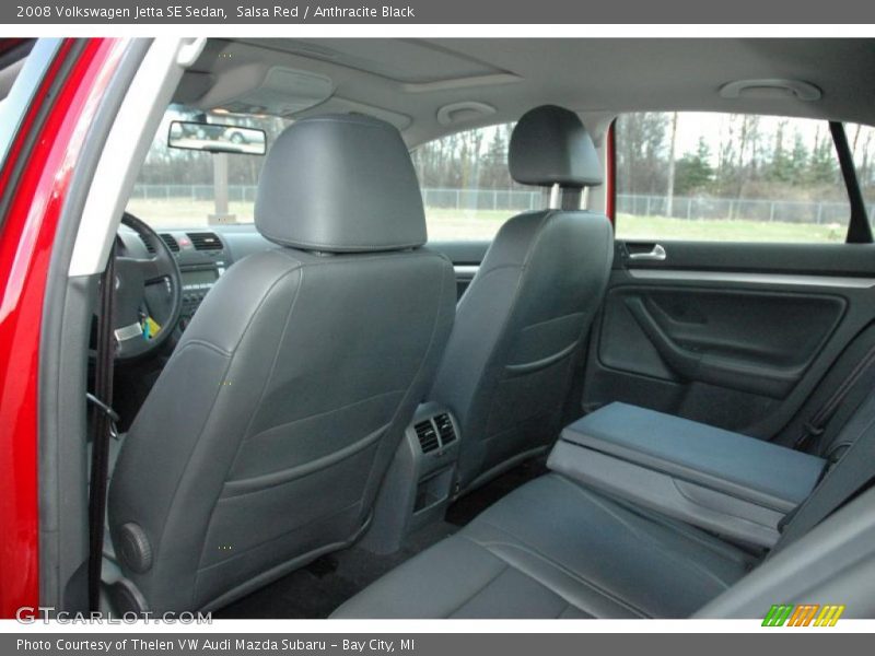 Salsa Red / Anthracite Black 2008 Volkswagen Jetta SE Sedan