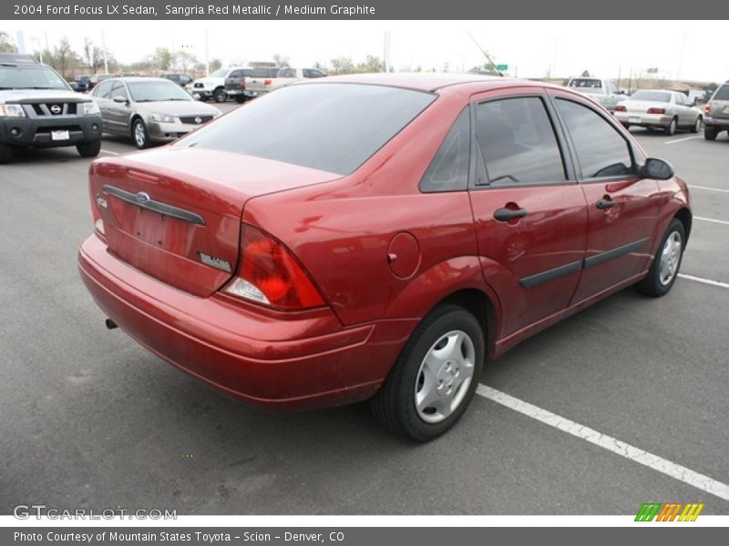 Sangria Red Metallic / Medium Graphite 2004 Ford Focus LX Sedan