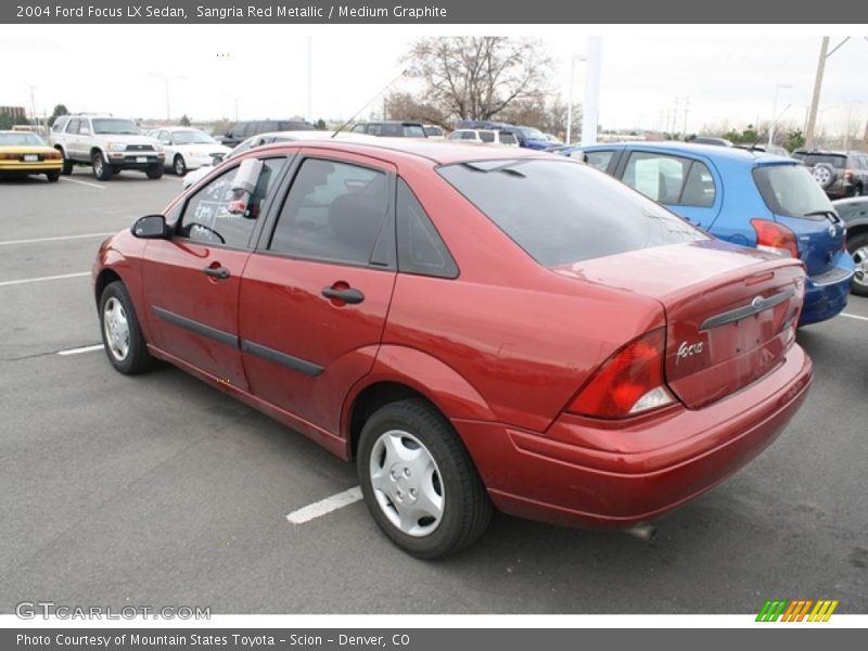 Sangria Red Metallic / Medium Graphite 2004 Ford Focus LX Sedan