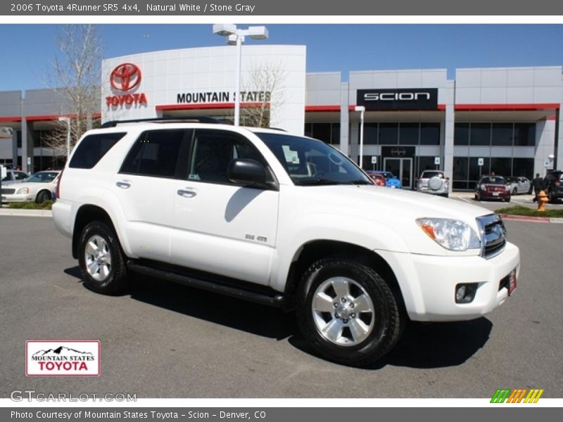 Natural White / Stone Gray 2006 Toyota 4Runner SR5 4x4