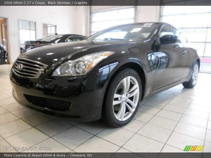 Black Obsidian / Graphite 2009 Infiniti G 37 x Coupe