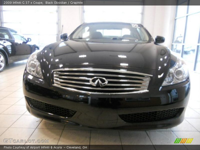 Black Obsidian / Graphite 2009 Infiniti G 37 x Coupe