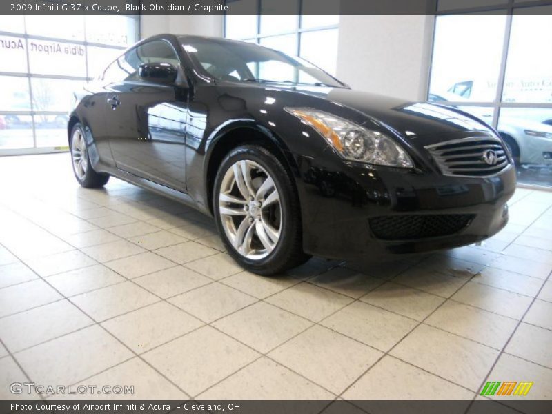 Black Obsidian / Graphite 2009 Infiniti G 37 x Coupe