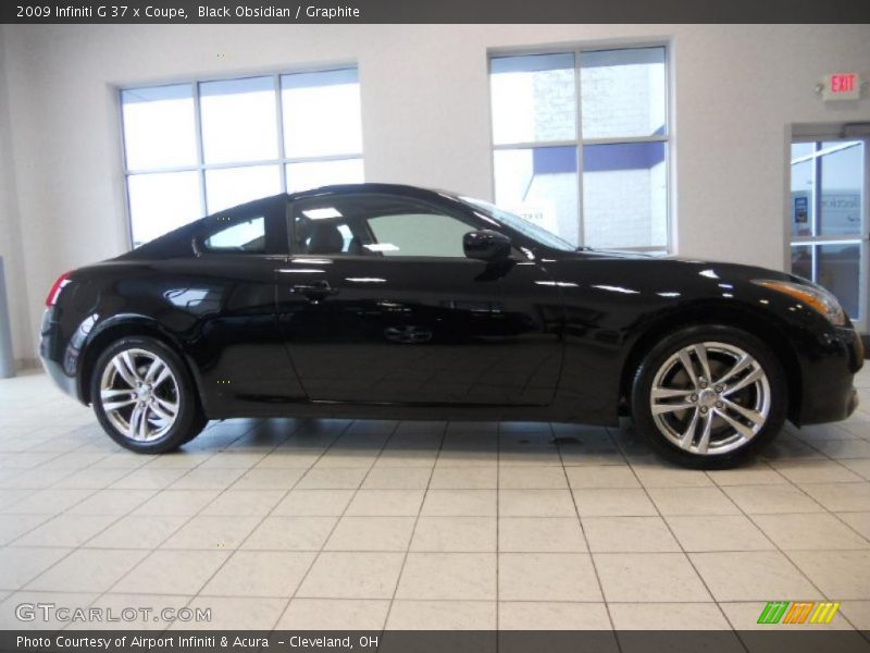 Black Obsidian / Graphite 2009 Infiniti G 37 x Coupe