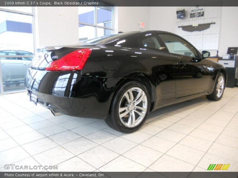 Black Obsidian / Graphite 2009 Infiniti G 37 x Coupe