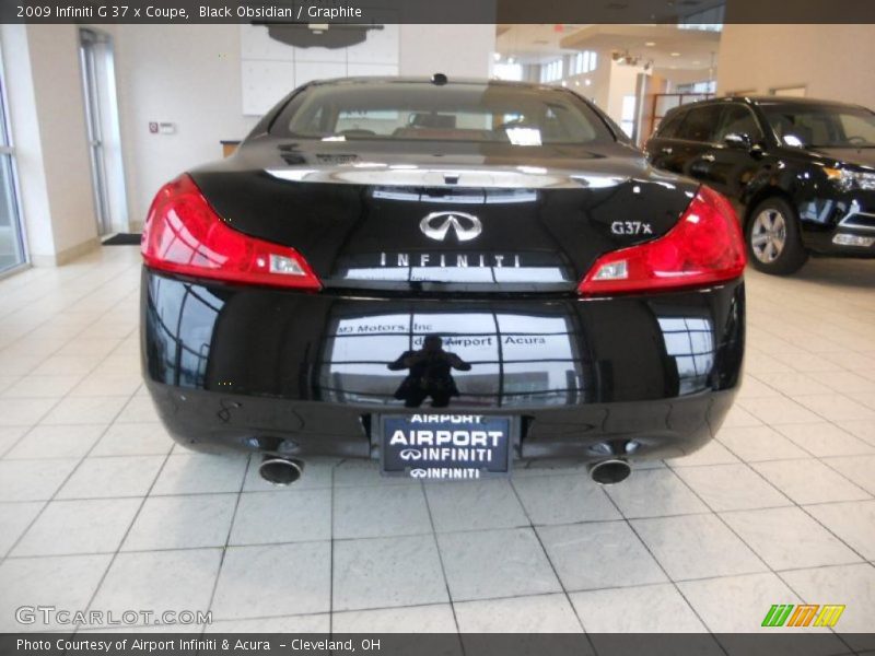 Black Obsidian / Graphite 2009 Infiniti G 37 x Coupe