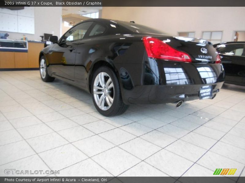 Black Obsidian / Graphite 2009 Infiniti G 37 x Coupe