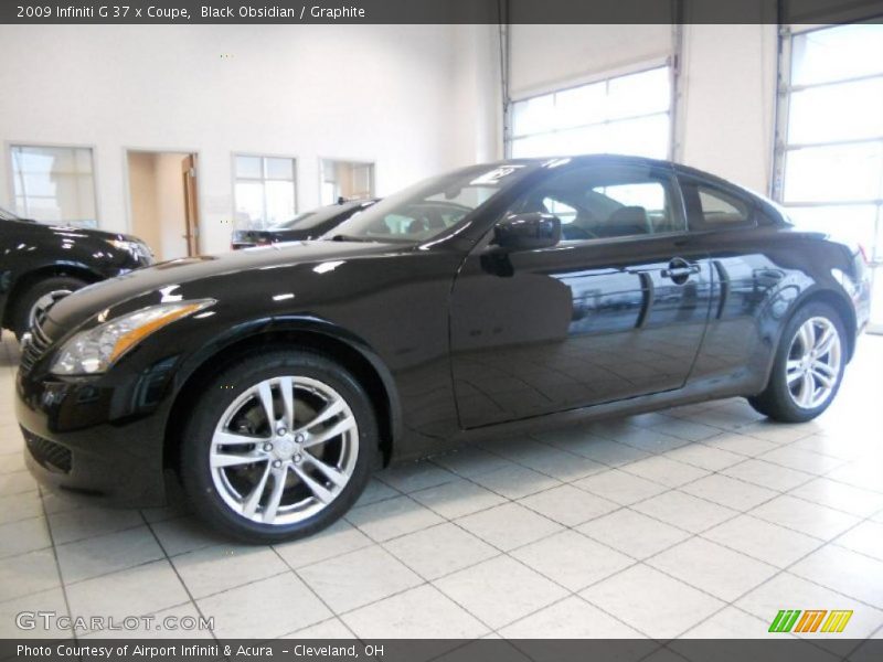 Black Obsidian / Graphite 2009 Infiniti G 37 x Coupe