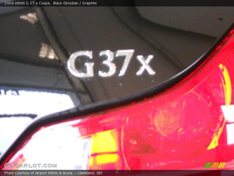 Black Obsidian / Graphite 2009 Infiniti G 37 x Coupe