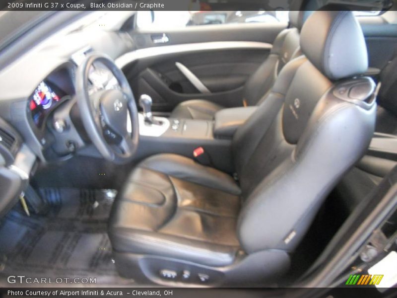 Black Obsidian / Graphite 2009 Infiniti G 37 x Coupe