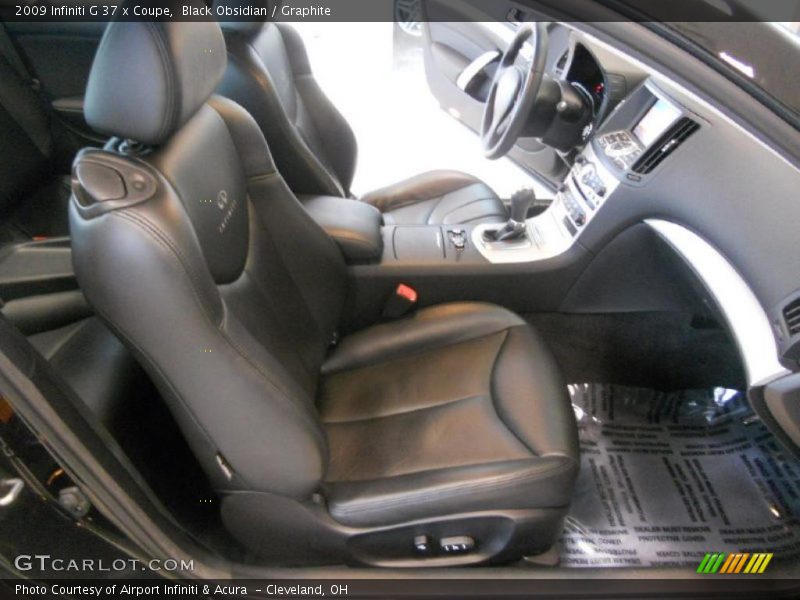Black Obsidian / Graphite 2009 Infiniti G 37 x Coupe