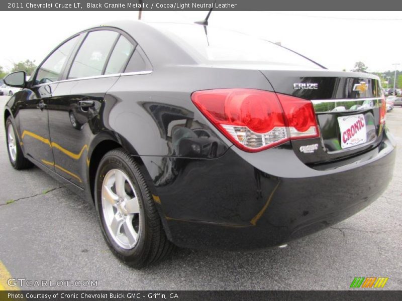 Black Granite Metallic / Cocoa/Light Neutral Leather 2011 Chevrolet Cruze LT