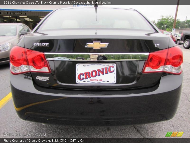 Black Granite Metallic / Cocoa/Light Neutral Leather 2011 Chevrolet Cruze LT