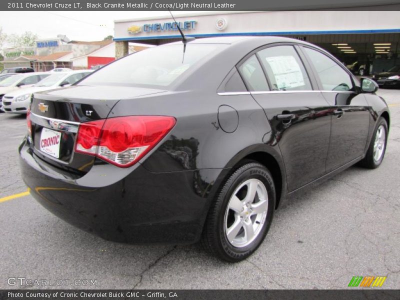 Black Granite Metallic / Cocoa/Light Neutral Leather 2011 Chevrolet Cruze LT