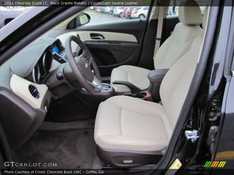  2011 Cruze LT Cocoa/Light Neutral Leather Interior