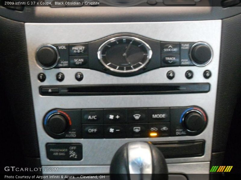Black Obsidian / Graphite 2009 Infiniti G 37 x Coupe