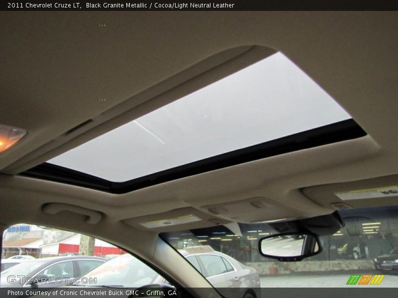 Black Granite Metallic / Cocoa/Light Neutral Leather 2011 Chevrolet Cruze LT