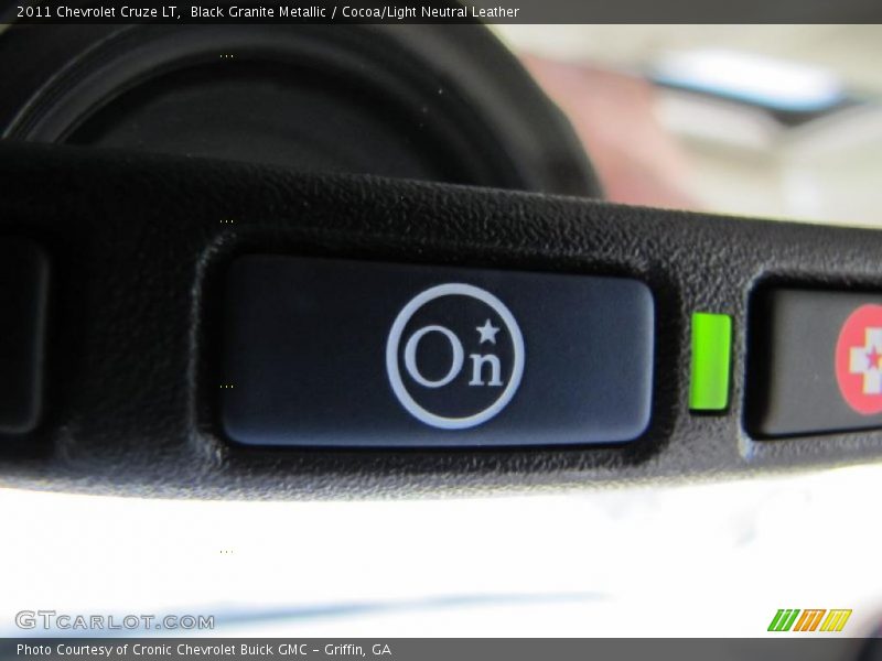 Black Granite Metallic / Cocoa/Light Neutral Leather 2011 Chevrolet Cruze LT