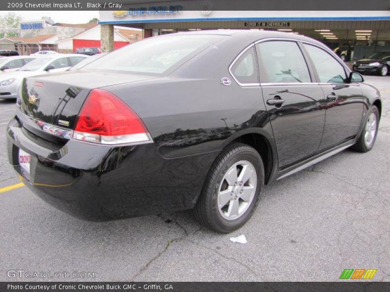 Black / Gray 2009 Chevrolet Impala LT
