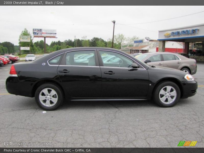 Black / Gray 2009 Chevrolet Impala LT