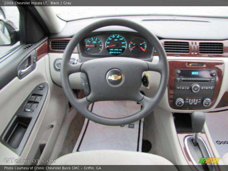 Black / Gray 2009 Chevrolet Impala LT
