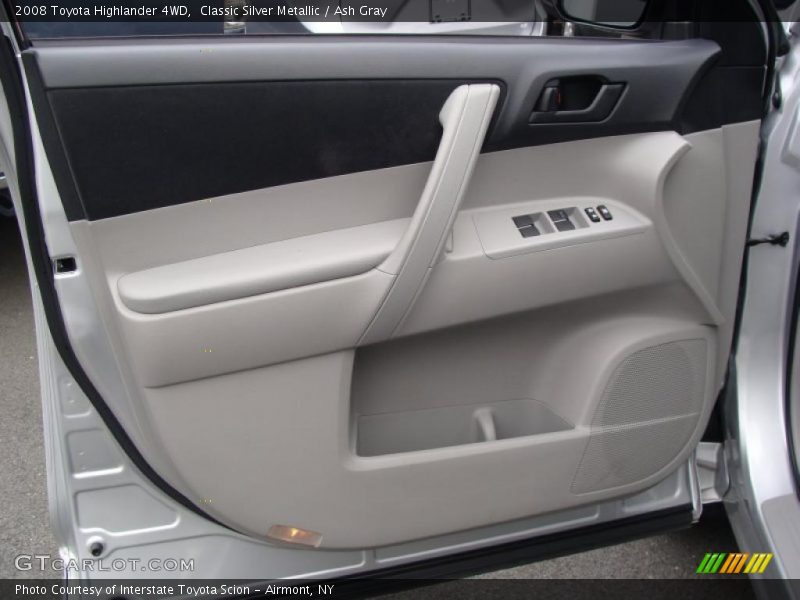 Classic Silver Metallic / Ash Gray 2008 Toyota Highlander 4WD