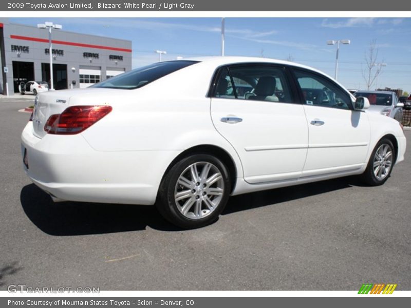 Blizzard White Pearl / Light Gray 2009 Toyota Avalon Limited