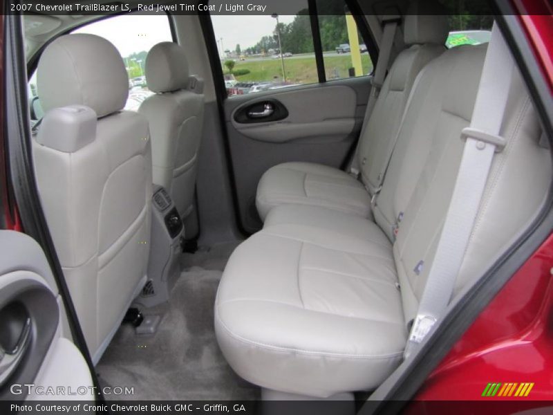 Red Jewel Tint Coat / Light Gray 2007 Chevrolet TrailBlazer LS