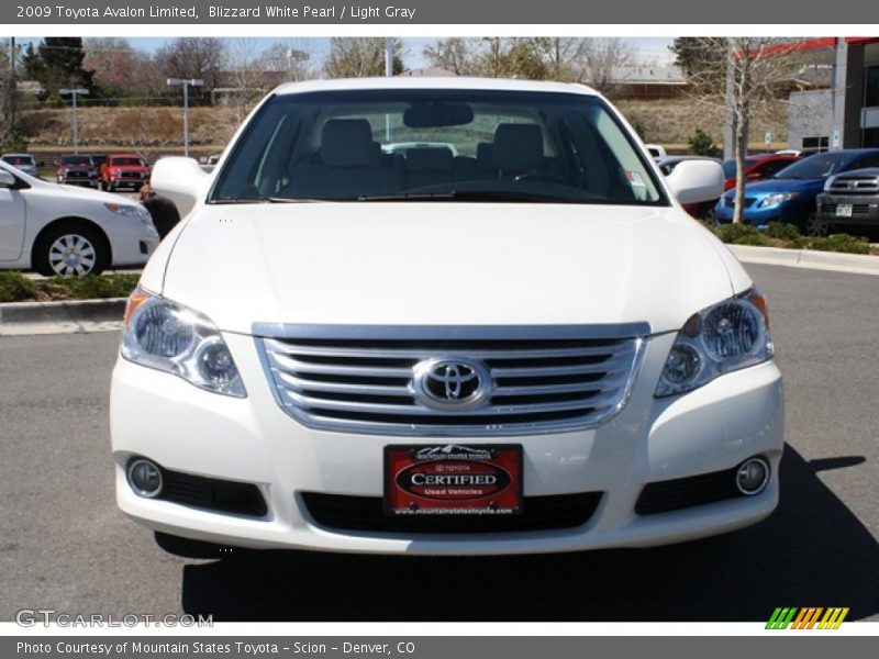 Blizzard White Pearl / Light Gray 2009 Toyota Avalon Limited