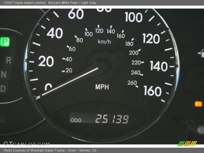 Blizzard White Pearl / Light Gray 2009 Toyota Avalon Limited