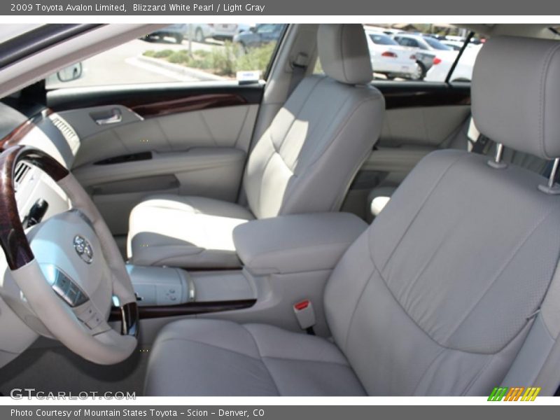 Blizzard White Pearl / Light Gray 2009 Toyota Avalon Limited