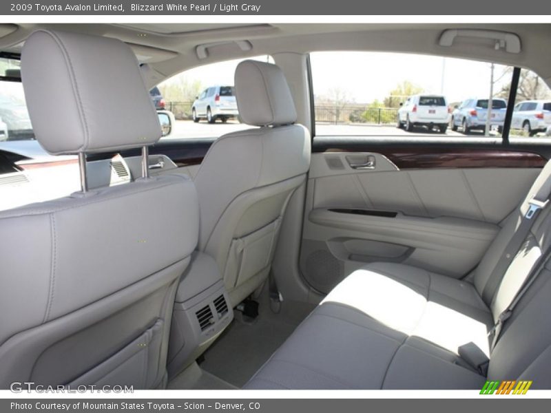 Blizzard White Pearl / Light Gray 2009 Toyota Avalon Limited