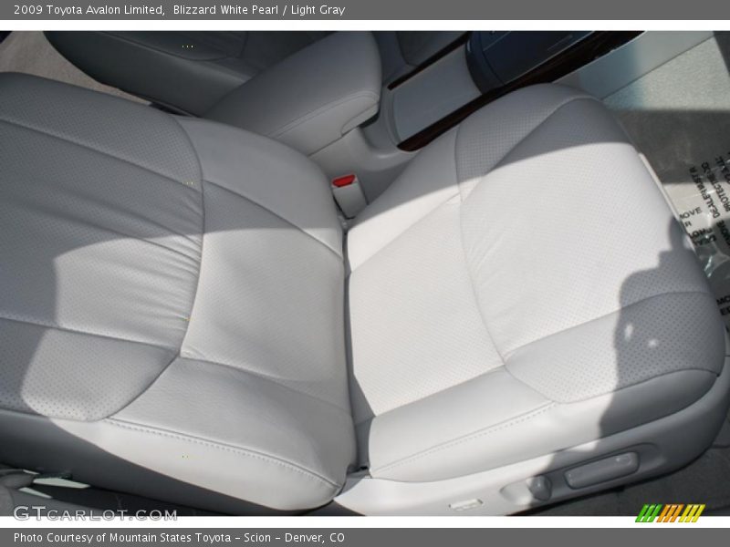 Blizzard White Pearl / Light Gray 2009 Toyota Avalon Limited