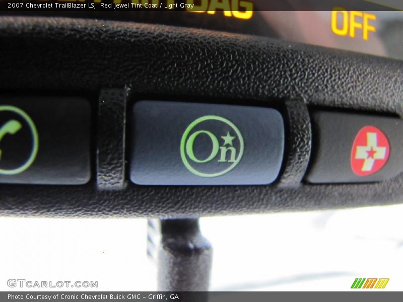 Red Jewel Tint Coat / Light Gray 2007 Chevrolet TrailBlazer LS
