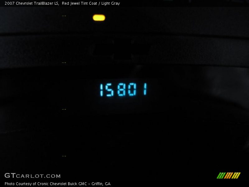Red Jewel Tint Coat / Light Gray 2007 Chevrolet TrailBlazer LS
