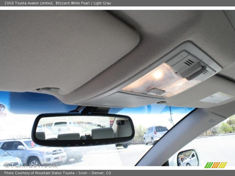 Blizzard White Pearl / Light Gray 2009 Toyota Avalon Limited