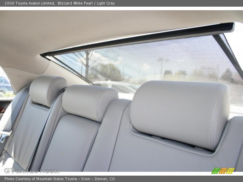 Blizzard White Pearl / Light Gray 2009 Toyota Avalon Limited