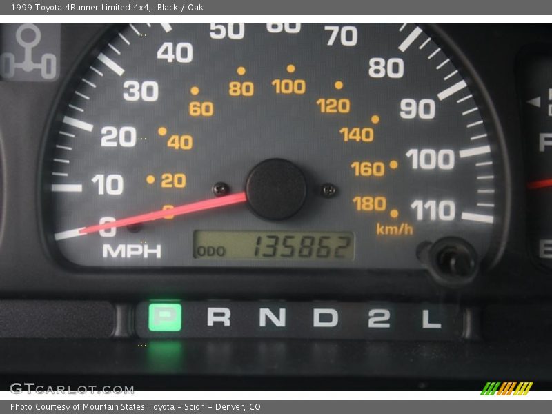 Black / Oak 1999 Toyota 4Runner Limited 4x4