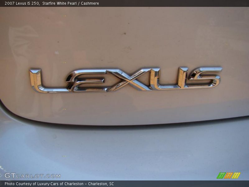 Starfire White Pearl / Cashmere 2007 Lexus IS 250