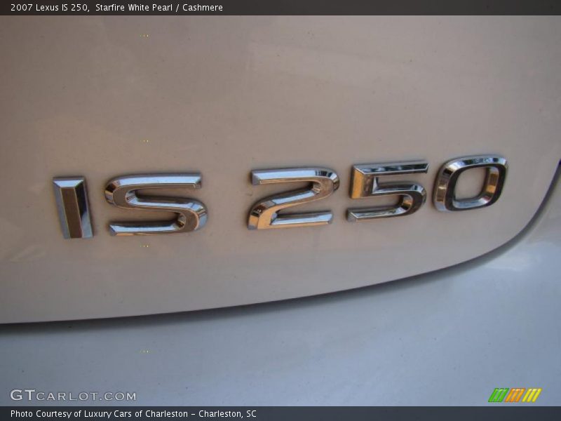Starfire White Pearl / Cashmere 2007 Lexus IS 250