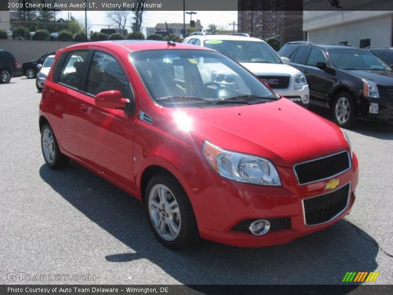 Victory Red / Neutral 2009 Chevrolet Aveo Aveo5 LT