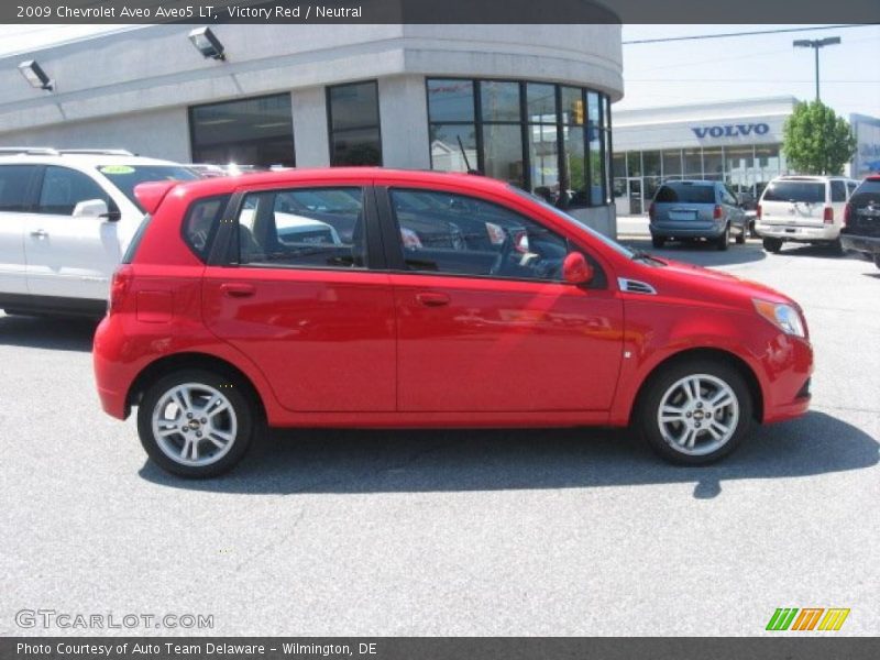 Victory Red / Neutral 2009 Chevrolet Aveo Aveo5 LT