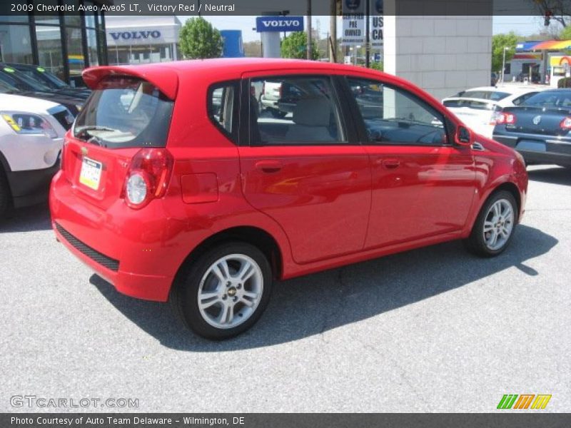 Victory Red / Neutral 2009 Chevrolet Aveo Aveo5 LT